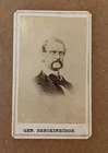 CDV of U.S. Vice President, CSA General and CSA Sec. of War John C. Breckinridge
