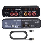  Q-26 USB-Audio-Interface-Soundkarte mit E-Gitarre, Live-Aufnahme, Externe 7863