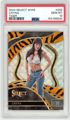 2024 Panini Select WWE Chyna Tiger Ringside Case Hit SSP - PSA 10