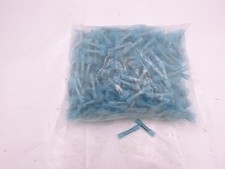 500 Pack 16-14 Gauge Wire Cable Butt Connectors Blue Nylon AWG Crimp Terminal UL