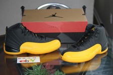 Deadstock Nike Air Jordan 12 XII Black University Gold 130690-070 Size 11