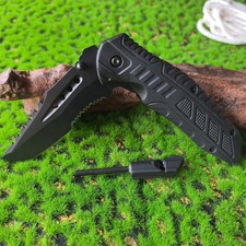 DOOM BLADE 8.5" Folding Pocket Stainless Steel Assisted Opening Knife with Po...