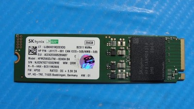 HP 450 G7 SK Hynix 256GB NVMe M.2 SSD Solid State Drive HFM256GDJTNI-82A0A