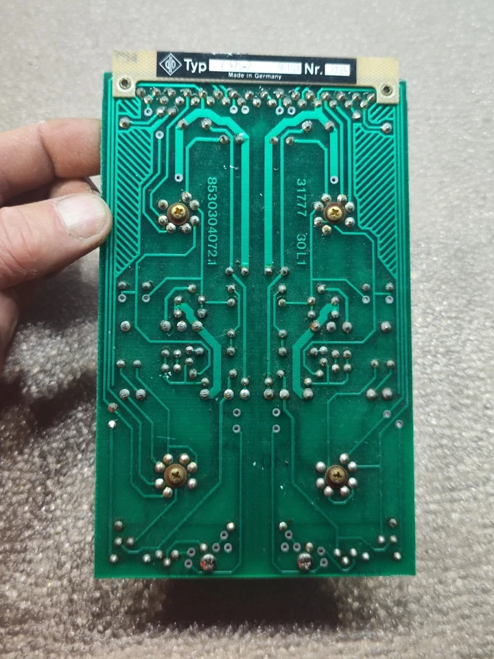 Telefunken (Neumann)V475-2 Summenverstärker /  mic preamp  19" Einschub Modul - Image 4 of 4