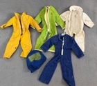 VTG Hasbro Gi Joe 12" Figure Clothing Lot of 4 Jumpsuits 1970's