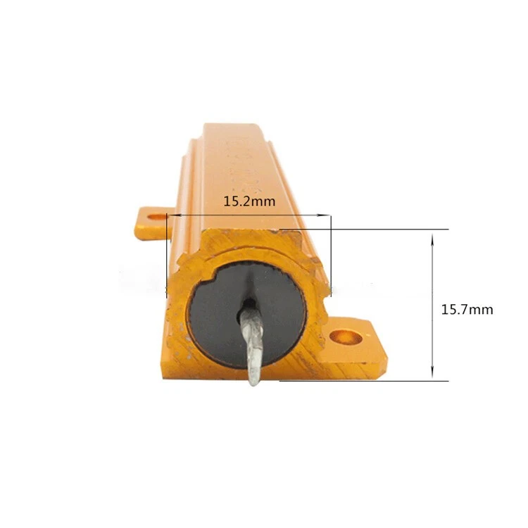 50W Aluminium Metallgehäuse Hochleistungswiderstand 0,5 Ohm bis 1 KOhm Verfügbar - Bild 3 von 4