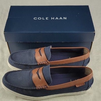 Cole Haan Nantucket Loafer II Navy Handstain Mens Size 13 With Box‎ Cole Haan Nantucket 2.0 Penny Slip on Loafers Mens 7M Shoes  main image 4