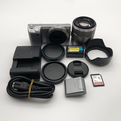 Sony Alpha NEX-5N Mirrorless Silver Camera Kit Sony E 18-55mm f/3.5-5.6 OSS Lens