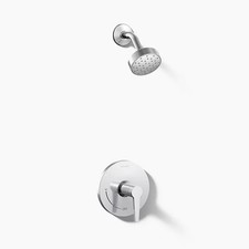 Kohler Pitch Rite-Temp Shower Trim Kit, 2.5 GPM, Brushed Nickel K-TS97077-4Y-BN