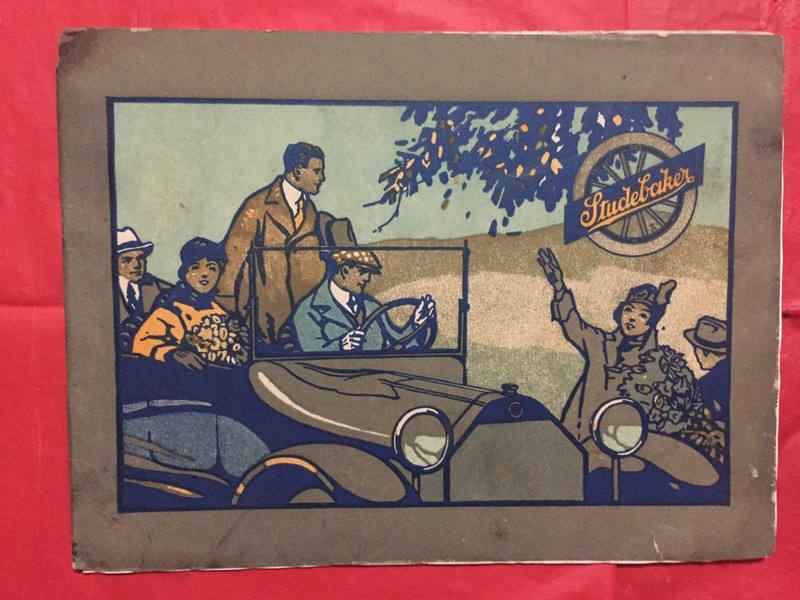 c.1920s STUDEBAKER "SERIES '17' -- SIX-50 / FOUR-40 MODELS" Car Dealer Brochure