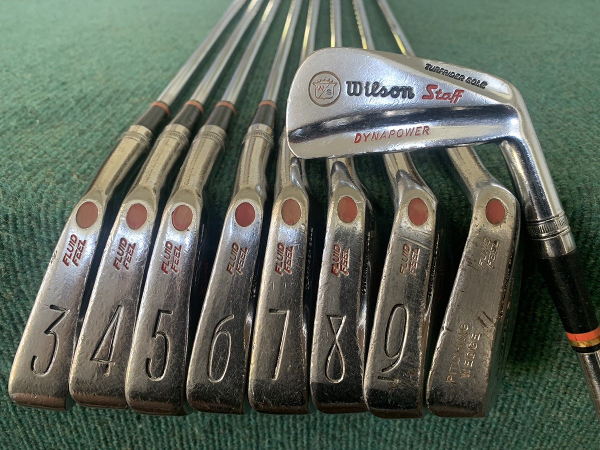 1962-63 Wilson Staff Dynapower Turfrider Sole Iron Set - RH, 2-PW