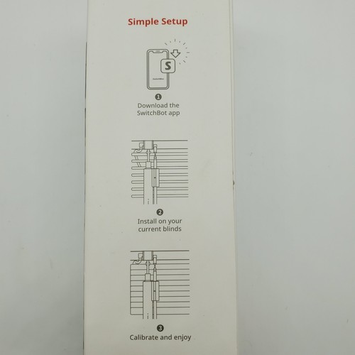 SwitchBot BLIND TILT Motorized Smart Opener Solar Panel Bluetooth White W2701600 - Picture 3 of 8