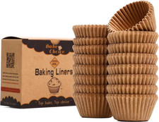 Pirottini per Muffin Carta Mini,400 Pezzi,Non Sbiancati & Antiaderenti,Pirottini