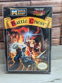 Battle Chess (Nintendo NES Data East 1990) CIB Complete Box Manual Cartridge