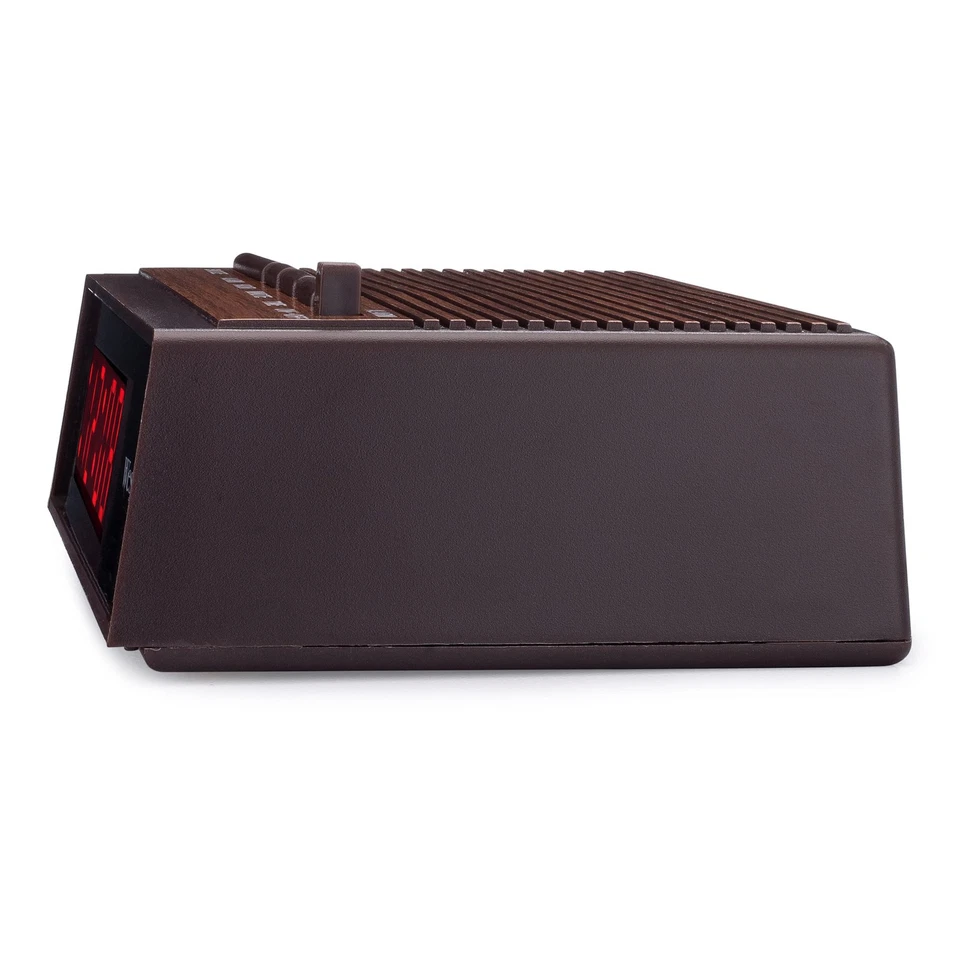 Westclox 22690 Retro Wood Grain LED Alarm Clock, 0.6-Inch - Image 4 of 4