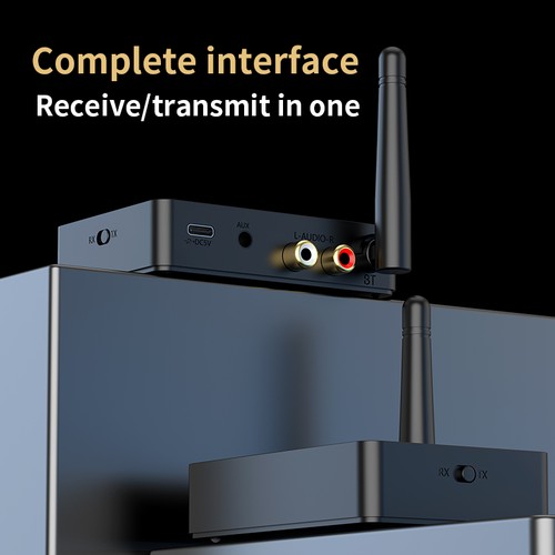 2 in 1 Bluetooth-Compatible 5.3 Audio Adapter AptX/HD/LL Reception Transmitter - Zdjęcie 3 z 18