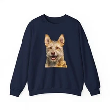 Portuguese Podengo Unisex 50/50 Crewneck Sweatshirt DoggyLips™