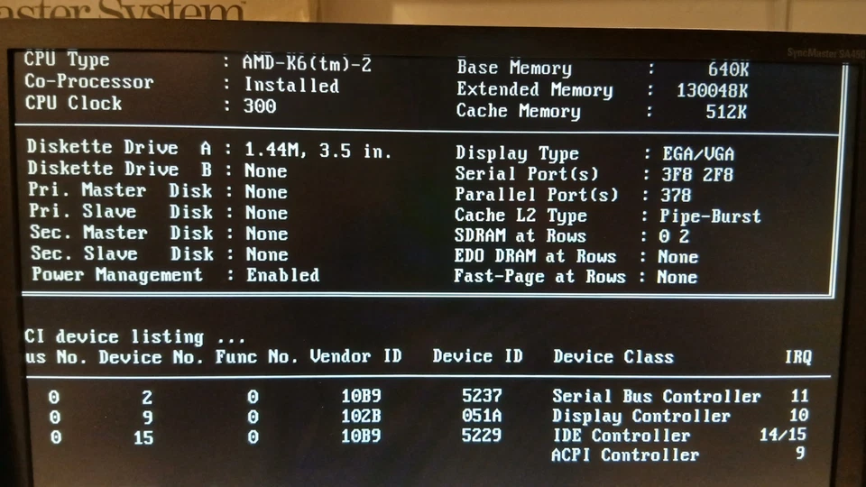 ATX Retro-PC: AMD K6-2 400Mhz, GA-5AX (ALi), AGP/PCI/ISA, 128MB, bootet - Bild 4 von 4
