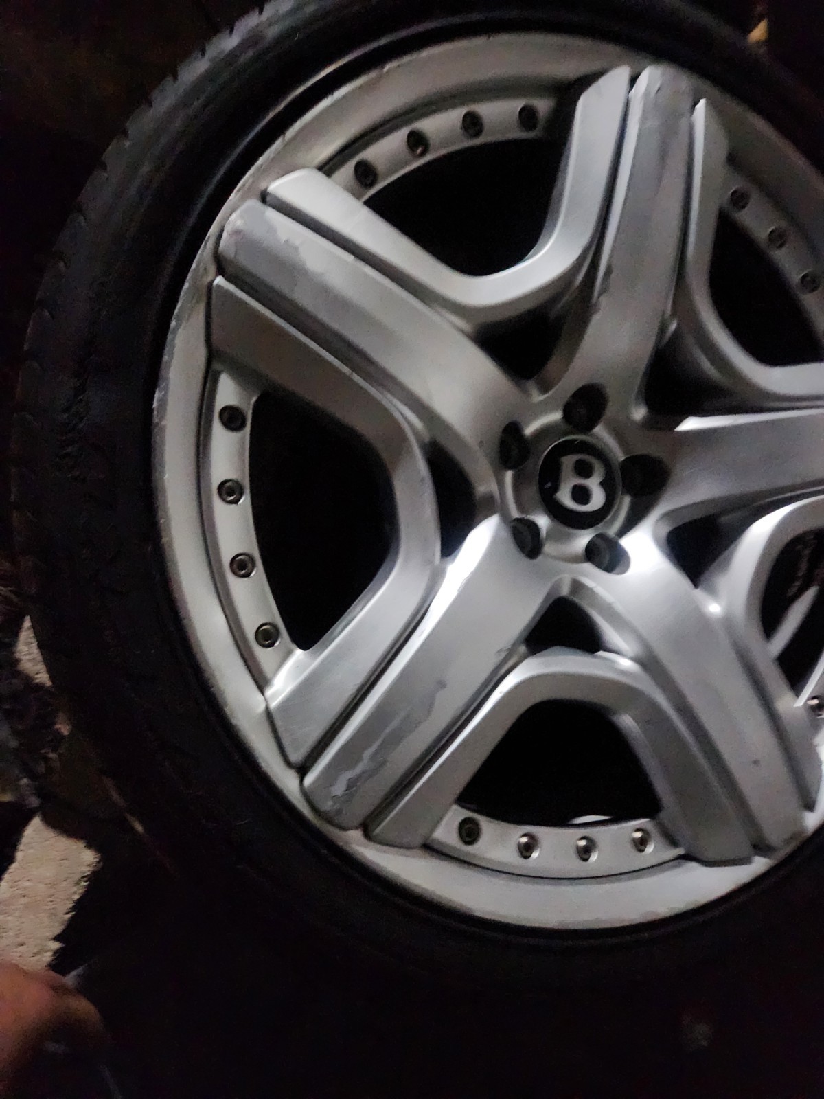 🔥 21" BENTLEY MULLINER OEM FACTORY 2-PC WHEEL 🔥  New Pix Of Repairs, Balanced