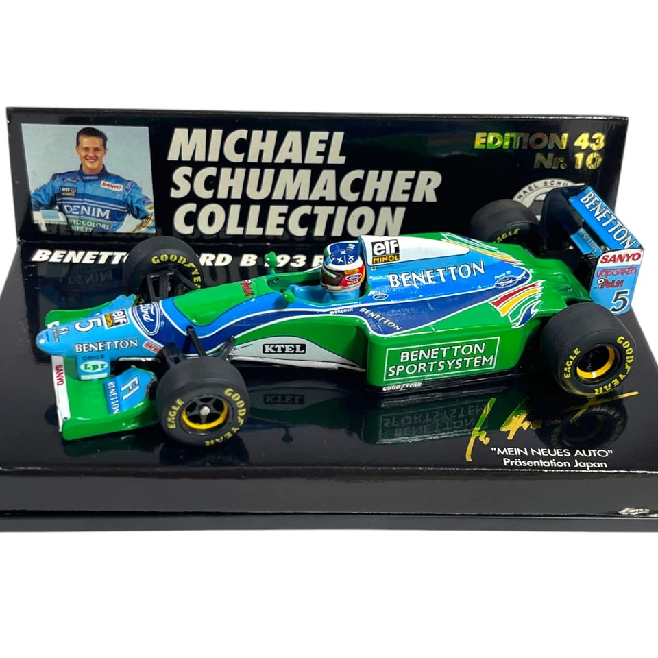 Modellino F1 Minichamps 1/43 Benetton Ford B139B Michael Schumacher #5 Test 1994 - Immagine 3 di 4