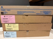 Genuine Konica Minolta BizHub C308, C368 TN324 Color Toner Set KYMC New