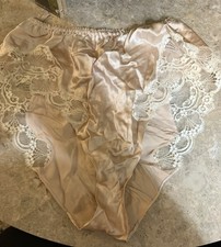 VINTAGE NEIMAN MARCUS LA QUINTA HIGH CUT PANTY SIZE SMALL NEW 100 SILK