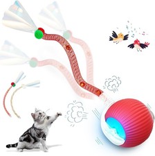 Interactive Cat Toys for Indoor Cats, 2025 New Generation Interactive Cat Ball