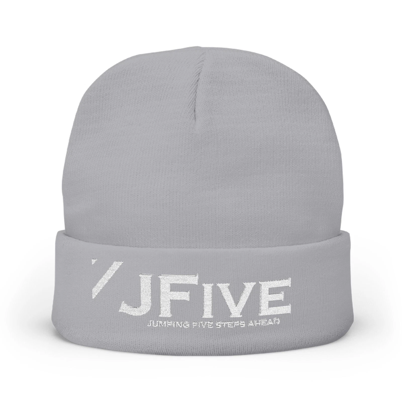 JFive embroidered logo Beanie | knit cuff hat