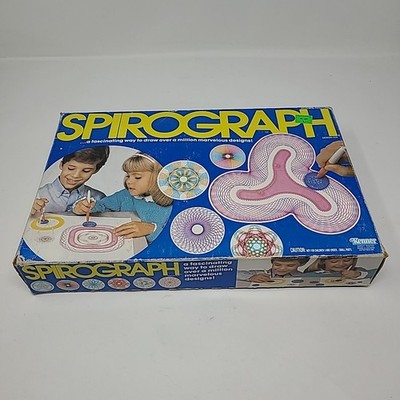 Vintage 1986 Kenner Spirograph Design Toy Set in Original Box & Packaging