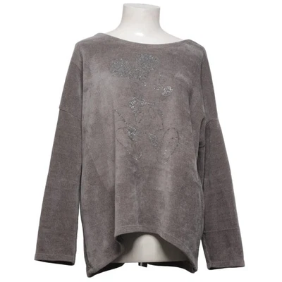 New Collection, sweat-shirt, taille : M/L, gris, élasthanne/viscose, imprimé,... - Photo 1/4