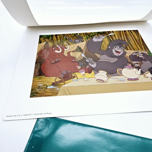 Disney Tarzan Lithograph 14" x 11" 2000 Commemorative Picture in Envelope - Picture 6 of 9