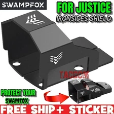 SwampFox Optics IRONSIDES Shield for JUSTICE RED / GREEN DOT SIGHT AUTHENTIC!!!