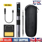 FNIRSI HS-02 100W Digital Electric Soldering Iron Pen Welding Portable Type-C UK