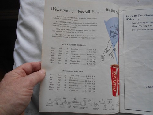 MIFFLINBURG "WILDCATS" Vs. B.E.N. "PANTHERS" FUSSBALL PROGRAMM 20. SEPTEMBER 1974 - Bild 3 von 3