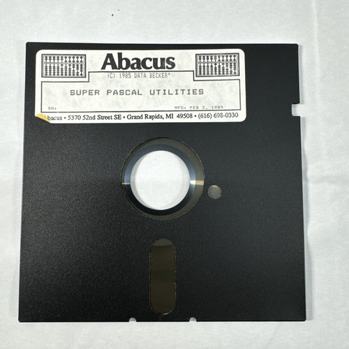Super Pascal 64 Commodore 64 C64 Abacus Compiler Manual Book Very Rare Untested - Picture 2 of 16