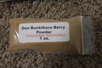 1 oz. (28 grams) Sea Buckthorn Berry Powder 