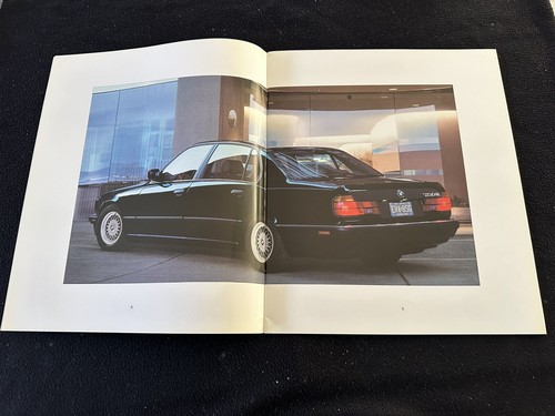 BMW 750iL 1991 gran folleto de ventas de EE. UU. y catálogo gráfico de colores conjunto E32 serie 7 750 - Imagen 4 de 12