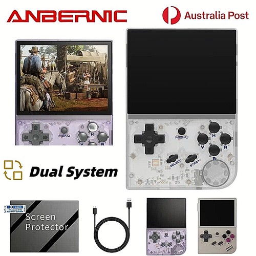 ANBERNIC RG35XX Handheld Retro Video Game Console 3.5'' IPS Linux Kids Gift AU