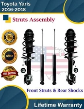 New OE Front Struts & Rear shocks for 2016-2018 Toyota Yaris Lifetime Warranty