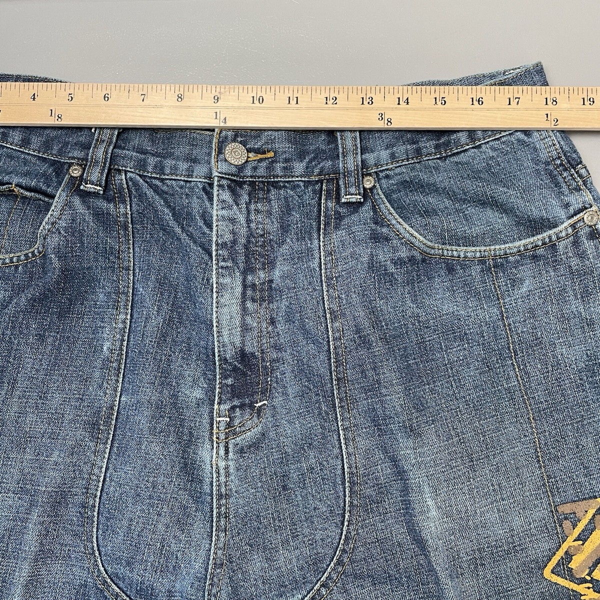 Enyce Jeans Mens 38 Blue Denim Streetwear Skater Hip Hop