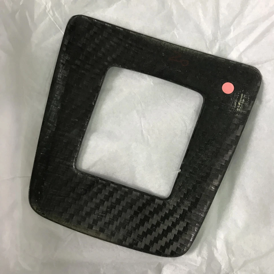 Tapicería de panel de caja de cambios de fibra de carbono real para Mercedes Benz A45 CLA45 GLA45 2014-16 Foto 3 de 4