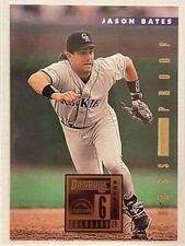 1996 Donruss Jason Bates Press Proof /2000 #2 Baseball Colorado Rockies