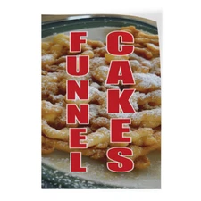 Door Decals Vertical Vinyl Stickers Multiple Sizes Funnel Cakes Industrial Vinyl