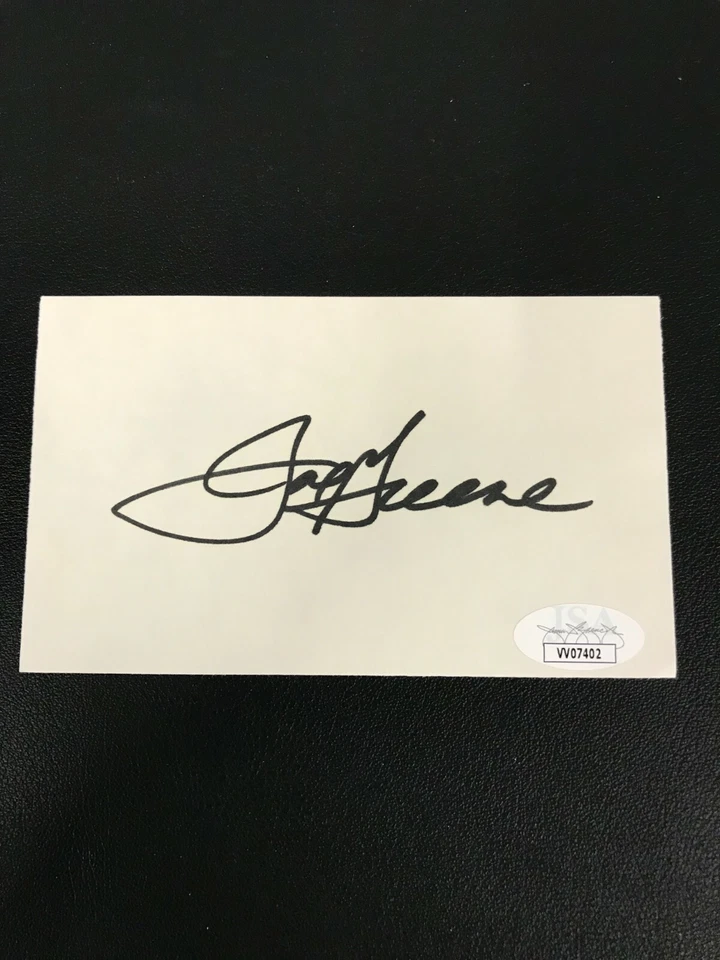 Joe Greene Pittsburgh Steelers HOF JSA Certified Autograph 3x5 Index Card Signed - Image 2 of 4