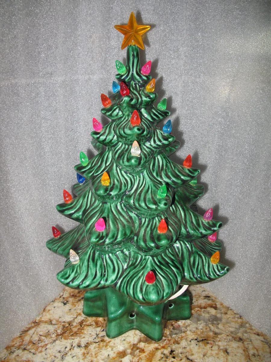 Antique ceramic cheap christmas tree