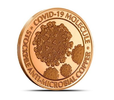 1 Unze Kupfermünze – Coronavirus Gedenkmünze, .999 Fein