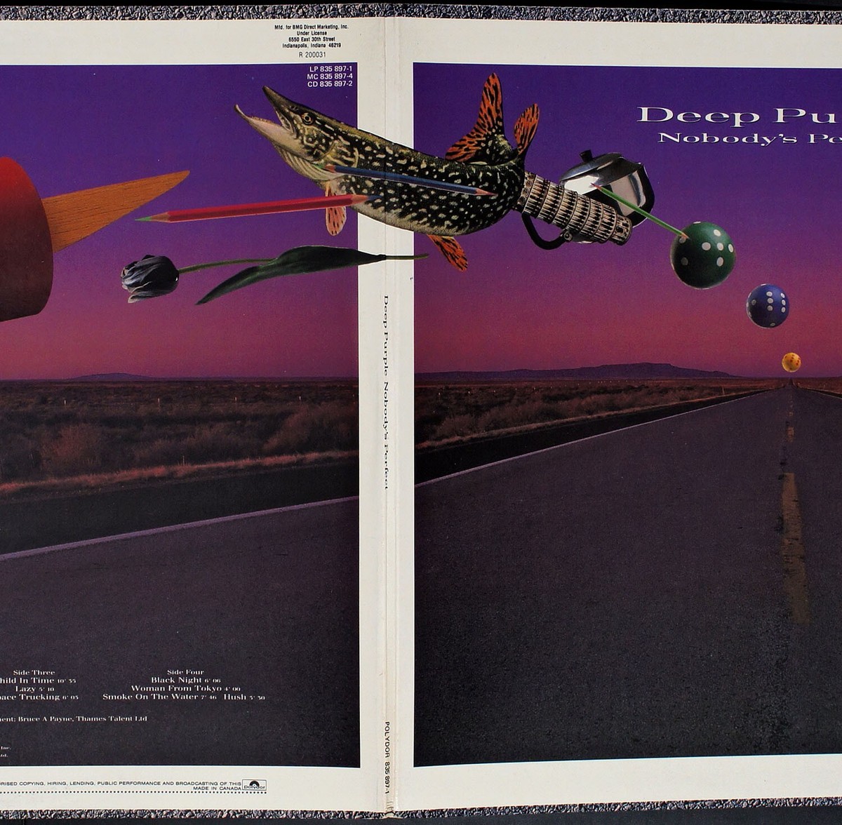 Deep Purple - Nobody's Perfect - original 2xLP record [NHA3