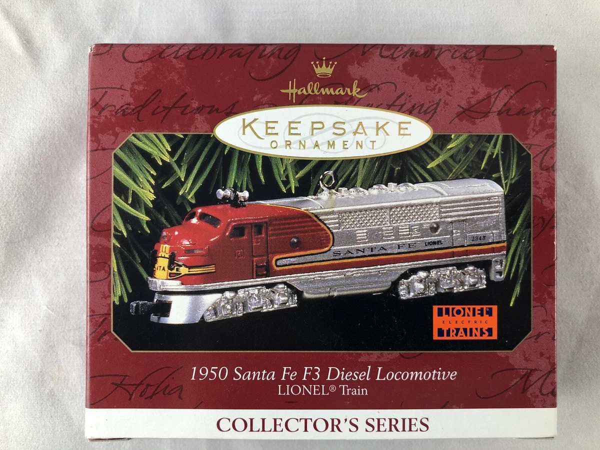 Hallmark Keepsake Ornament Lionel Train 1950 Santa Fe F3 Diesel