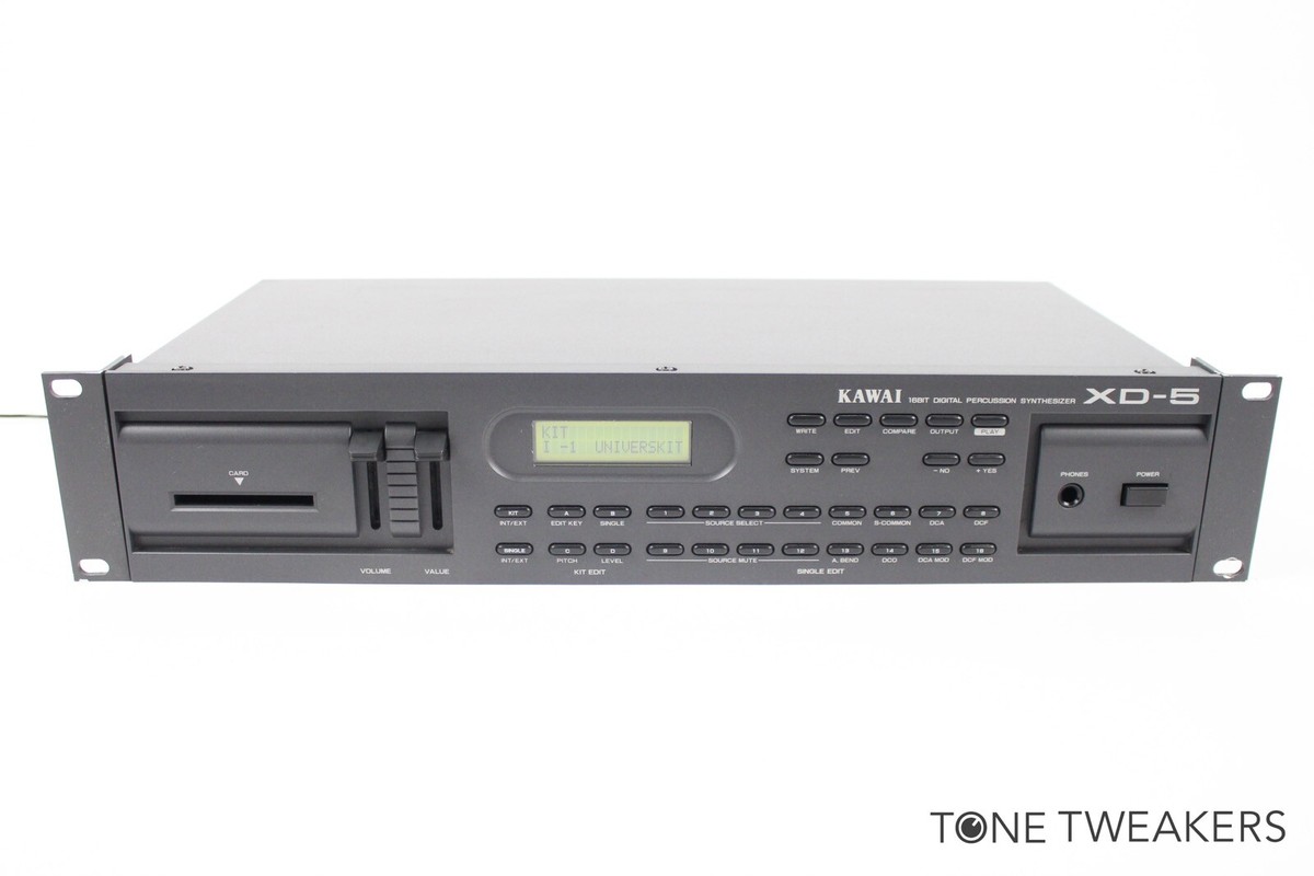 Kawai XD-5 動作確認済 デジタルドラムシンセサイザー Kawai XD-5 Electronic Drum Synthesizer Rack Module VINTAGE SYNTH