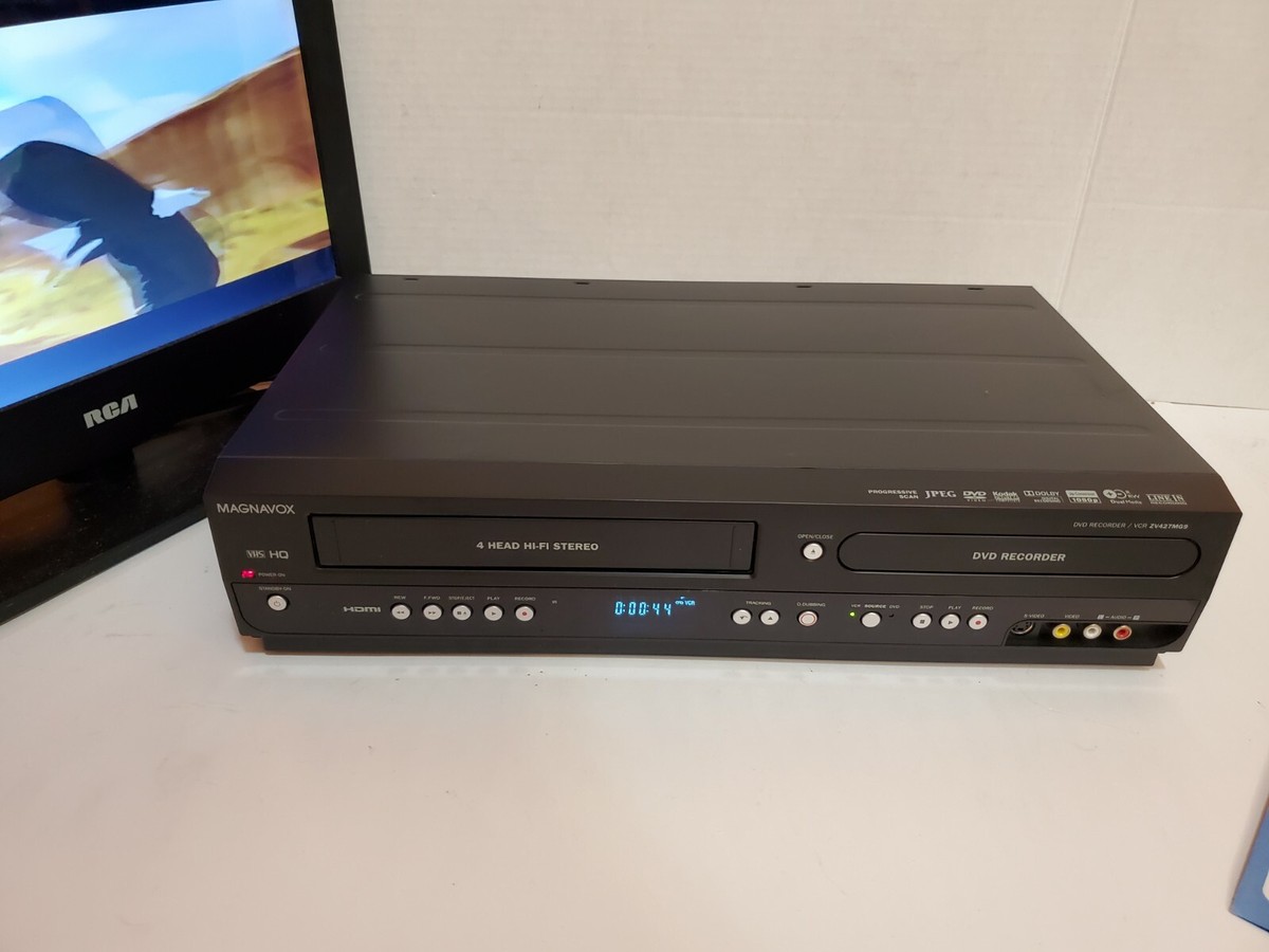 Magnavox ZV427MG9 VCR DVD Recorder Combo HDMI Dubbing W